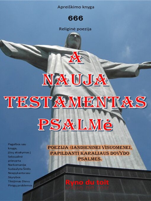 Cover image for A Nauja Testamentas Psalmė